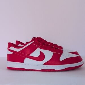 Nike Bold Red and White Athletic Shoes